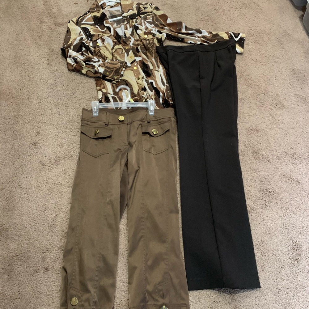 Top and pants.